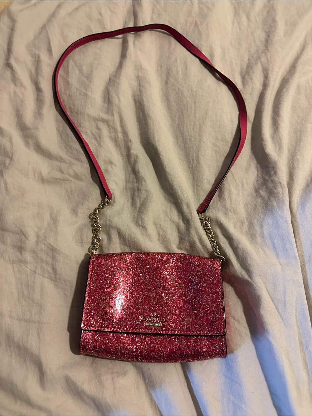 Kate Spade glitter bug cami crossbody bag